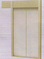 2-Leaft Telescopic Door Type EE-A4 in Epoxi Paint