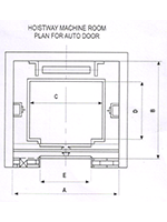 Hoistway Machine Room Plan For Auto Door